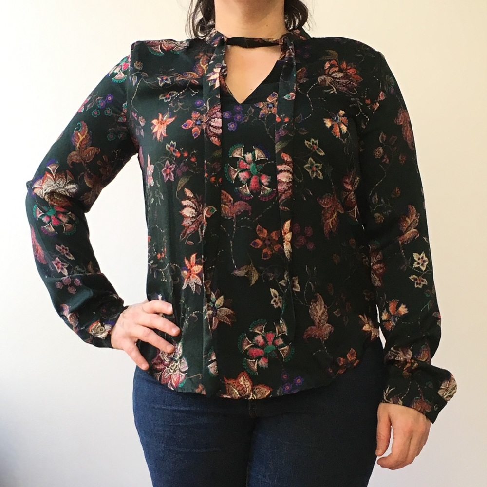Candle Creation Floral Top in L